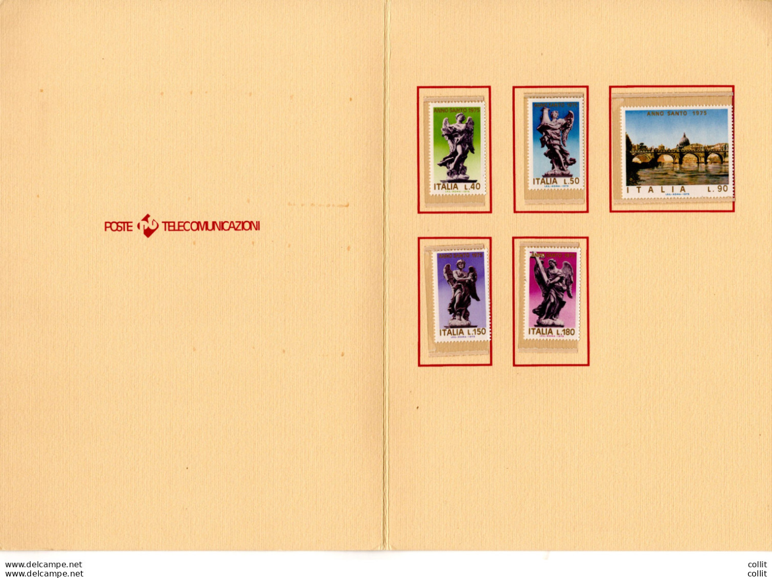 Precursore Folder 1975 - Anno Santo - Variedades Y Curiosidades