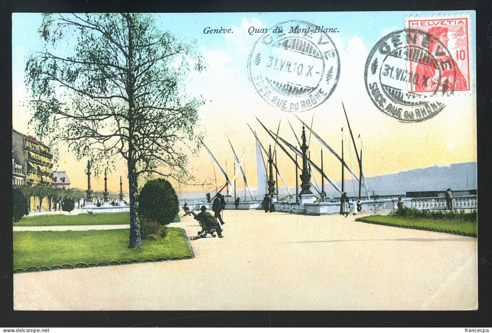 14653 - SUISSE - GENEVE - Quai Du Mont-Blanc - Genève