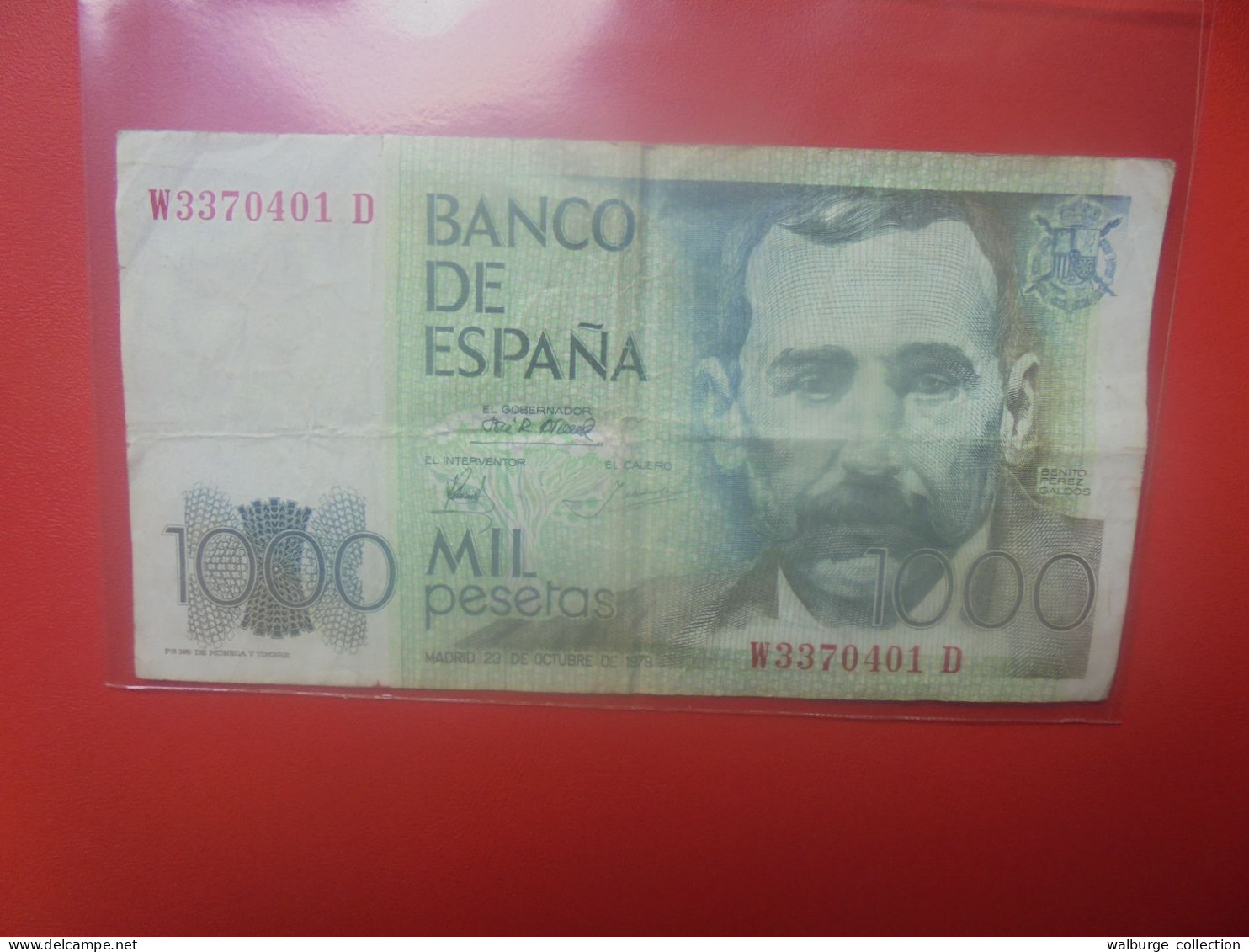 ESPAGNE 1000 PESETAS 1979 Circuler (B.33) - [ 4] 1975-…: Juan Carlos I.