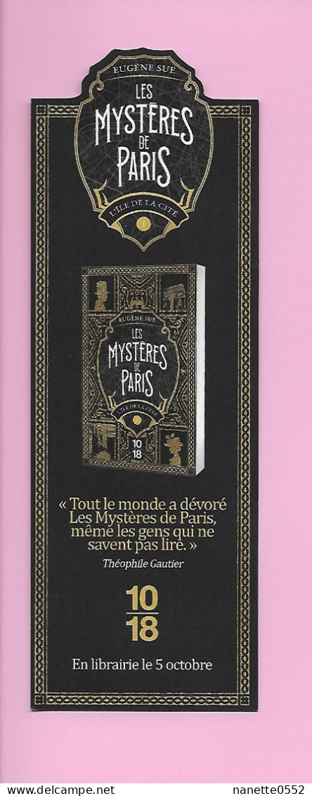 MP - Les Mystères De Paris - Ed. 10/18 - Marcapáginas