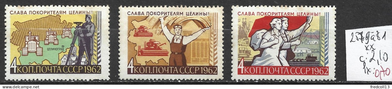 RUSSIE 2579 à 81 ** Côte 2.10 € - Unused Stamps