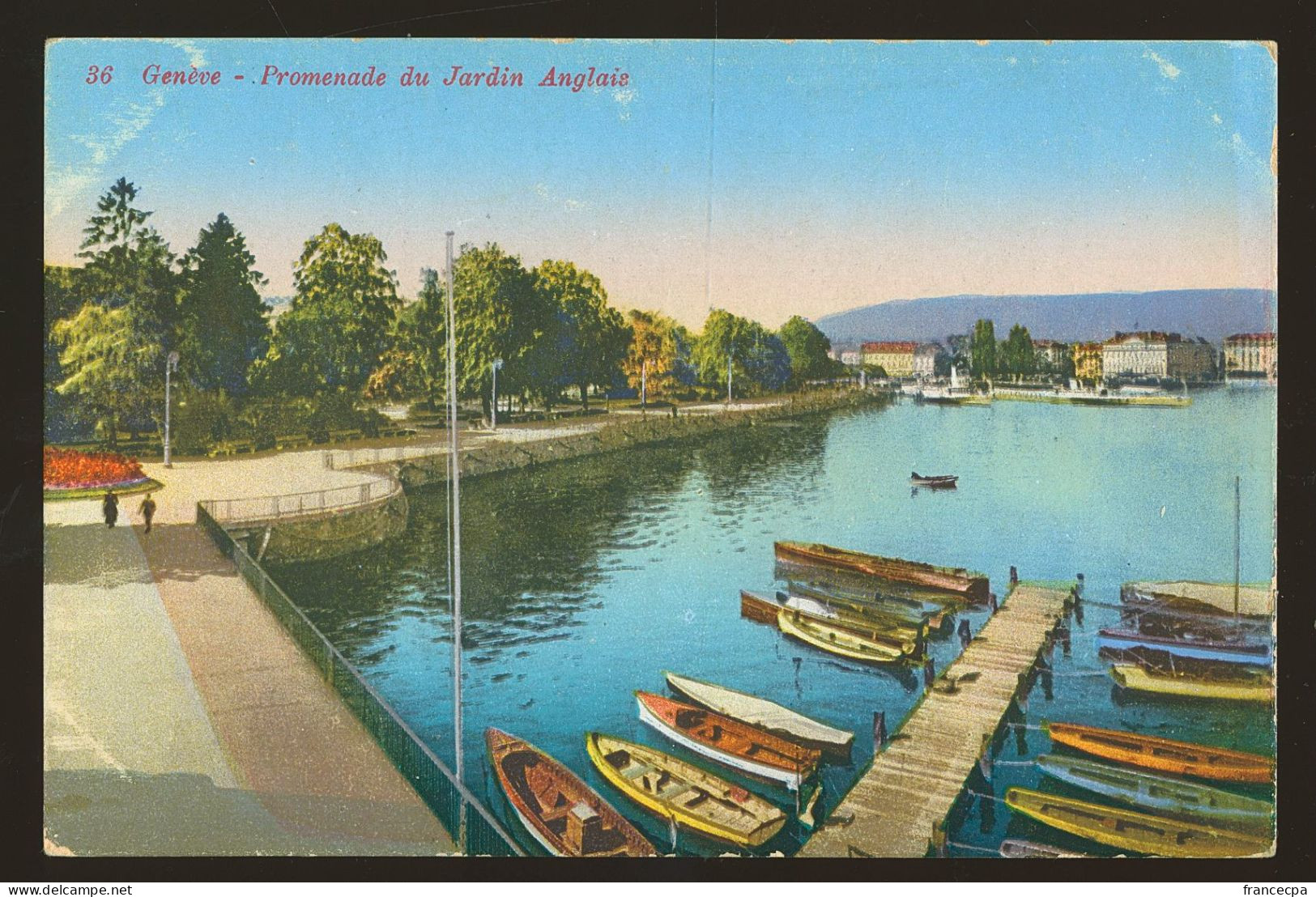 14655 - SUISSE - GENEVE - Promenade Du Jardin Anglais - Genève