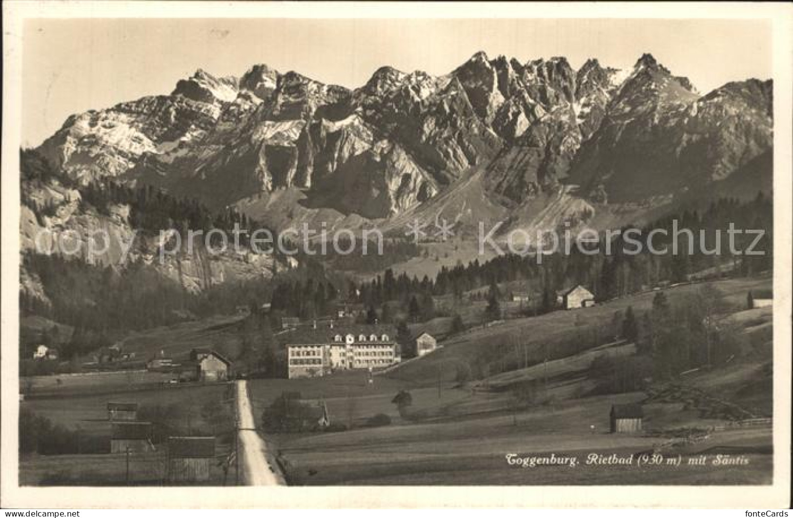 12337940 Toggenburg Rietbad Mit Saentis Churfirsten - Sonstige & Ohne Zuordnung