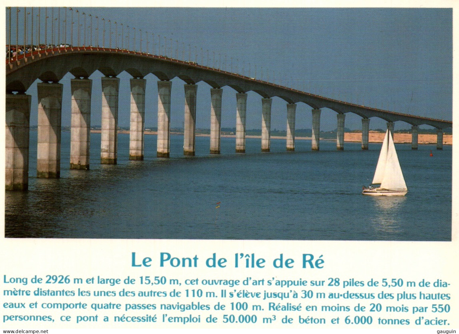 CPM - ILE De RÉ - Le Pont ... LOT 2 CP - Bridges