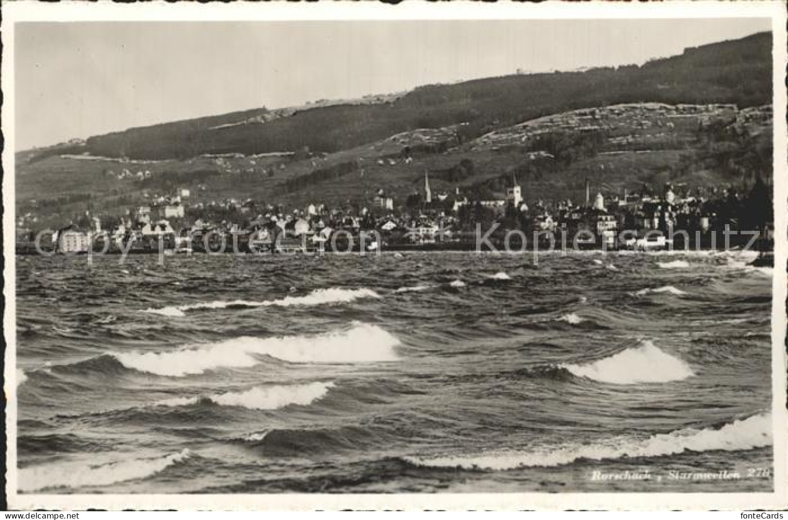 12337914 Rorschach Bodensee Blick Vom See Aus Rorschach - Sonstige & Ohne Zuordnung