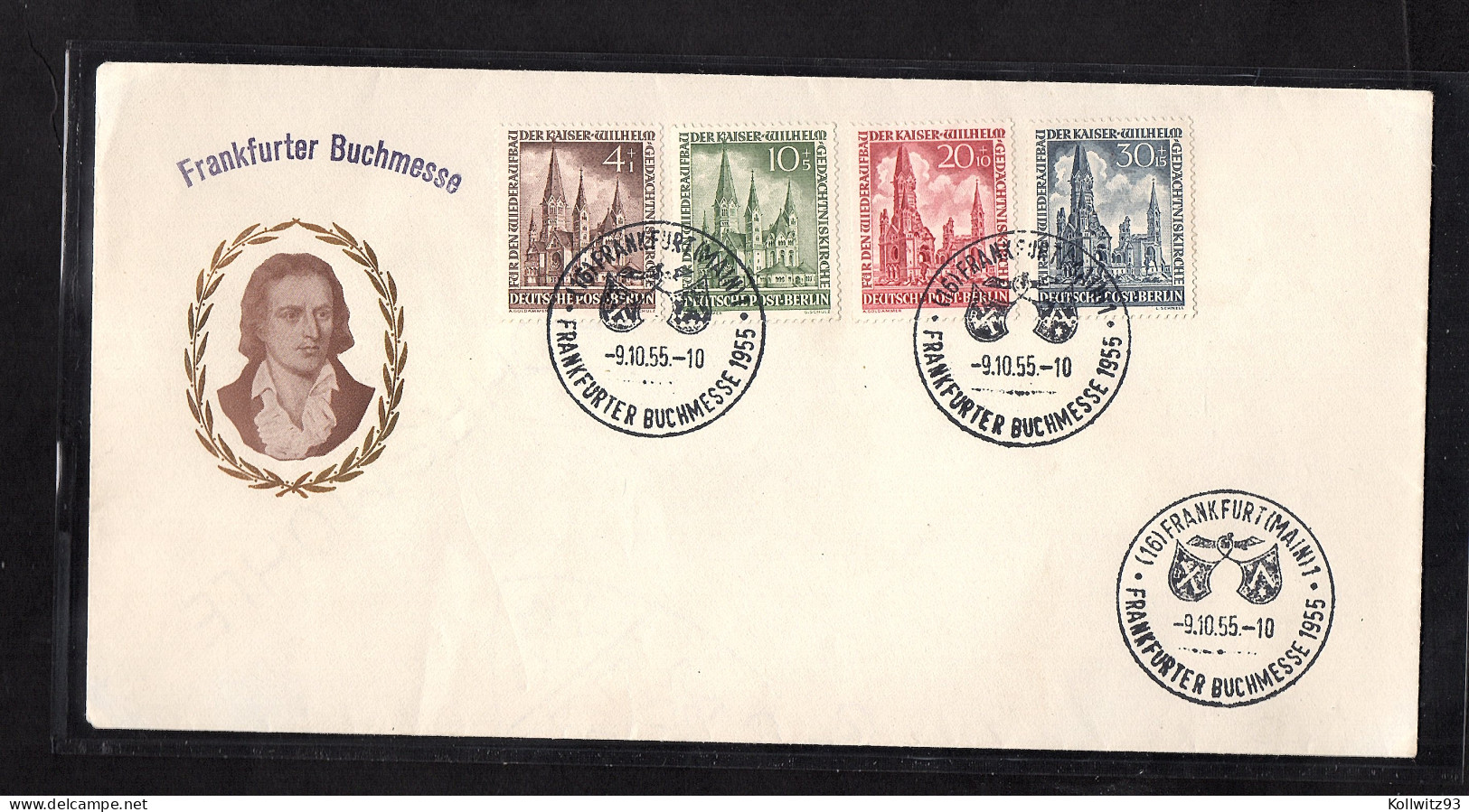 Berlin, Mi.-Nr. 106-109 Auf Brief - Cartas & Documentos