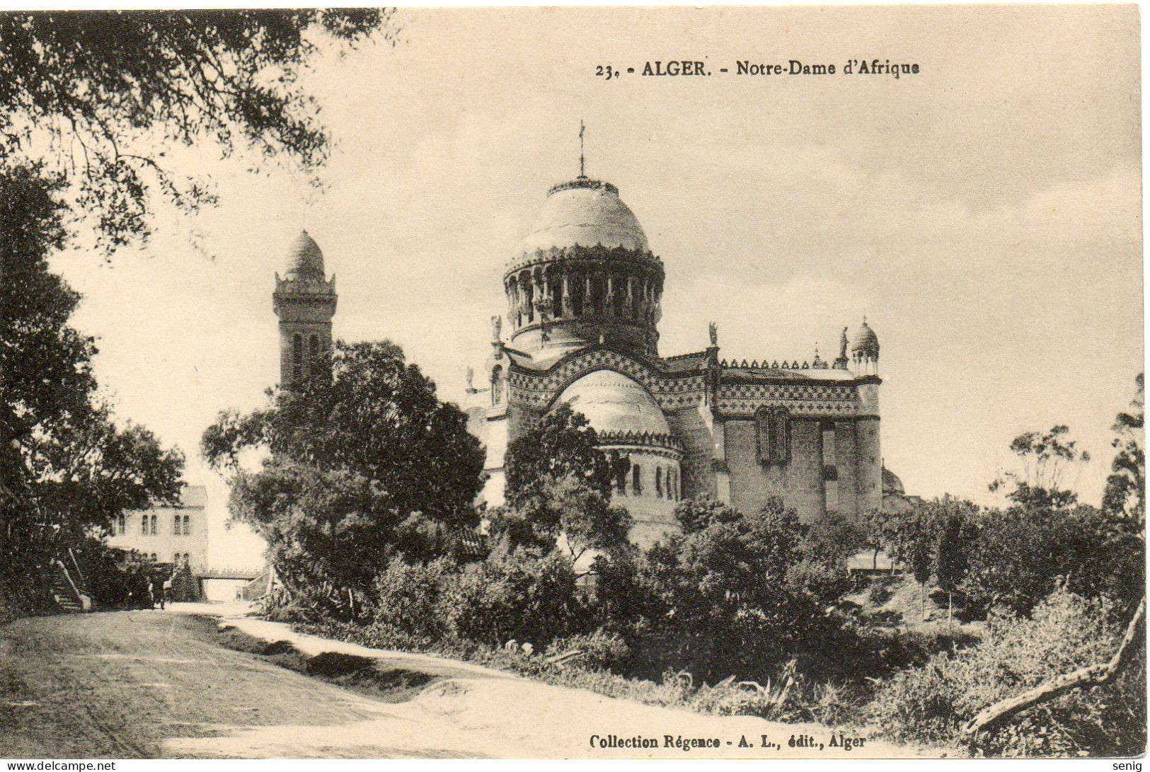 ALGERIE - ALGER - 23 - Basilique Notre Dame D'Afrique - Collection Régence A. L. édit. Alger (Leroux - Alger