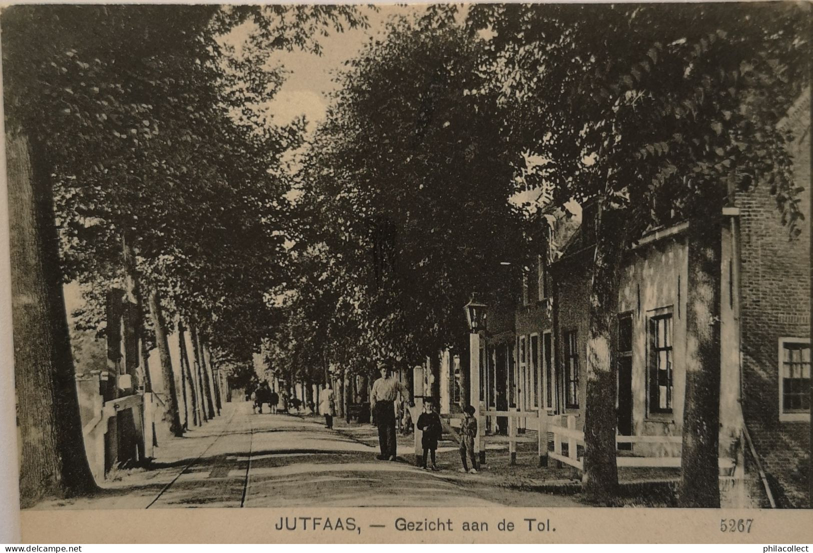 Jutfaas - Jutphaas (Utr.) Gezicht Aan De Tol 1910 Topkaart - Autres & Non Classés