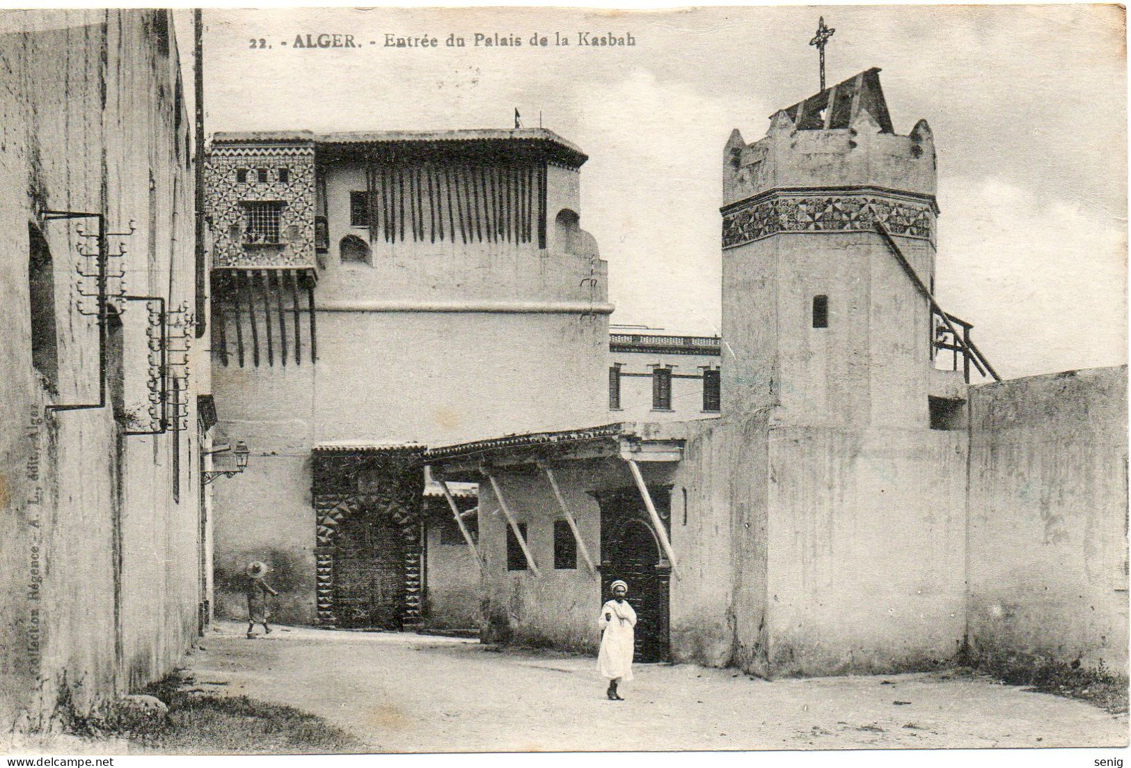 ALGERIE - ALGER - 22 - Entrée Du Palais De La Kasbah - Collection Régence A. L. édit. Alger (Leroux) - Algiers