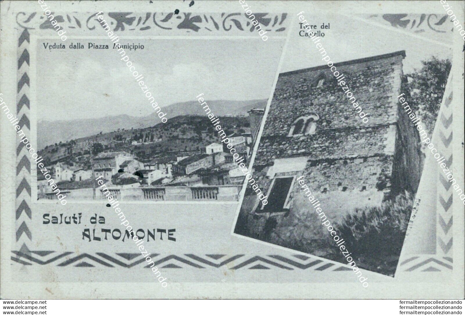 Ar653 Cartolina Saluti Da Altomonte Provincia Di Cosenza - Cosenza