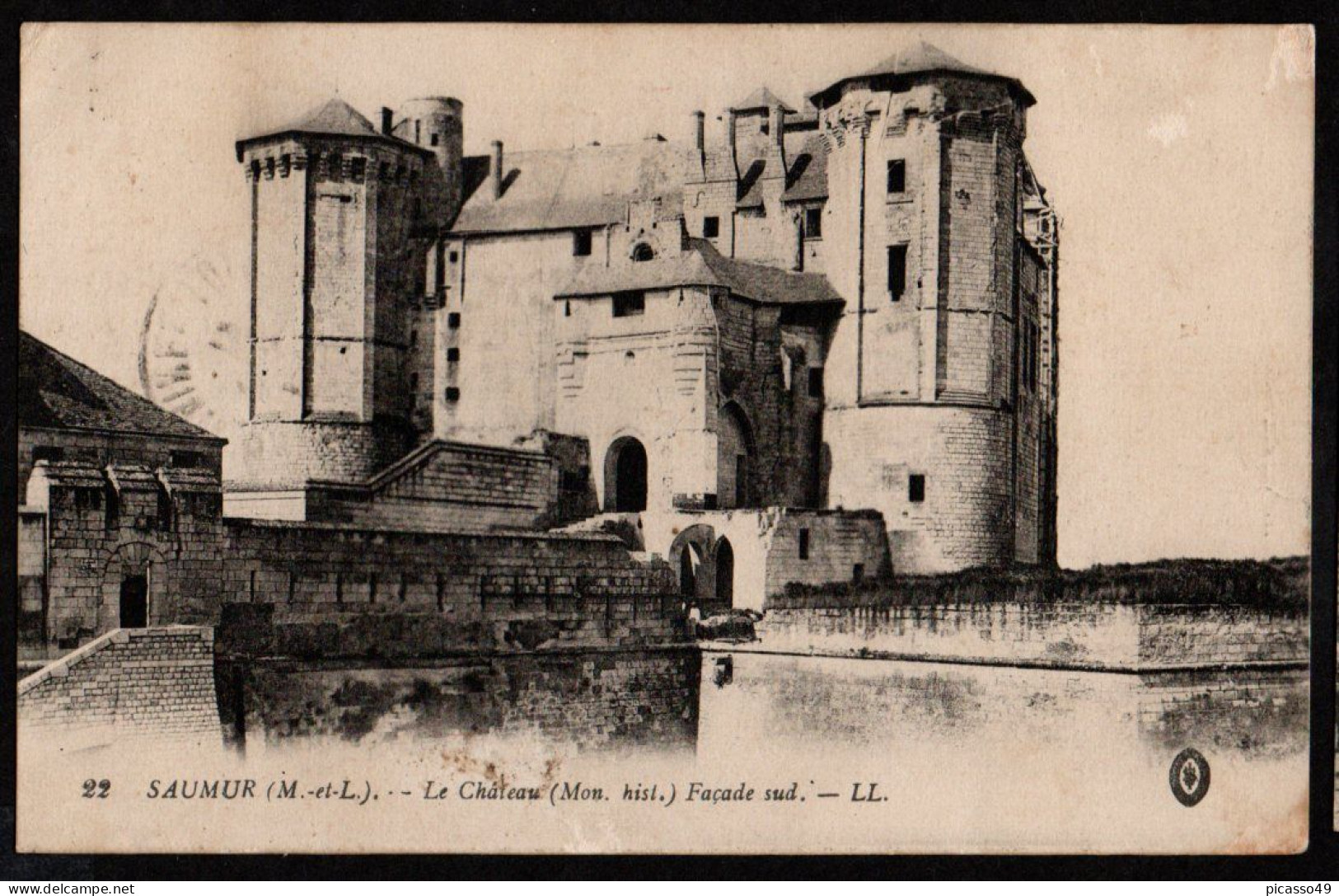 Maine Et Loire , Saumur , Le Château Façade Sud - Saumur