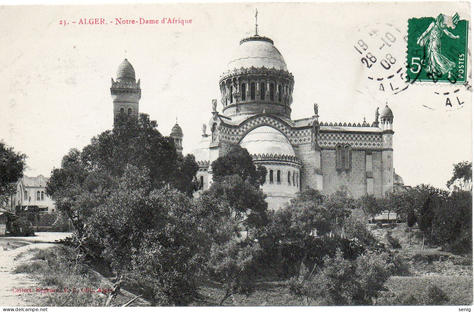 ALGERIE - ALGER - 23 - Basilique Notre Dame D'Afrique - Collection Régence A. L. édit. Alger (Leroux - Algeri