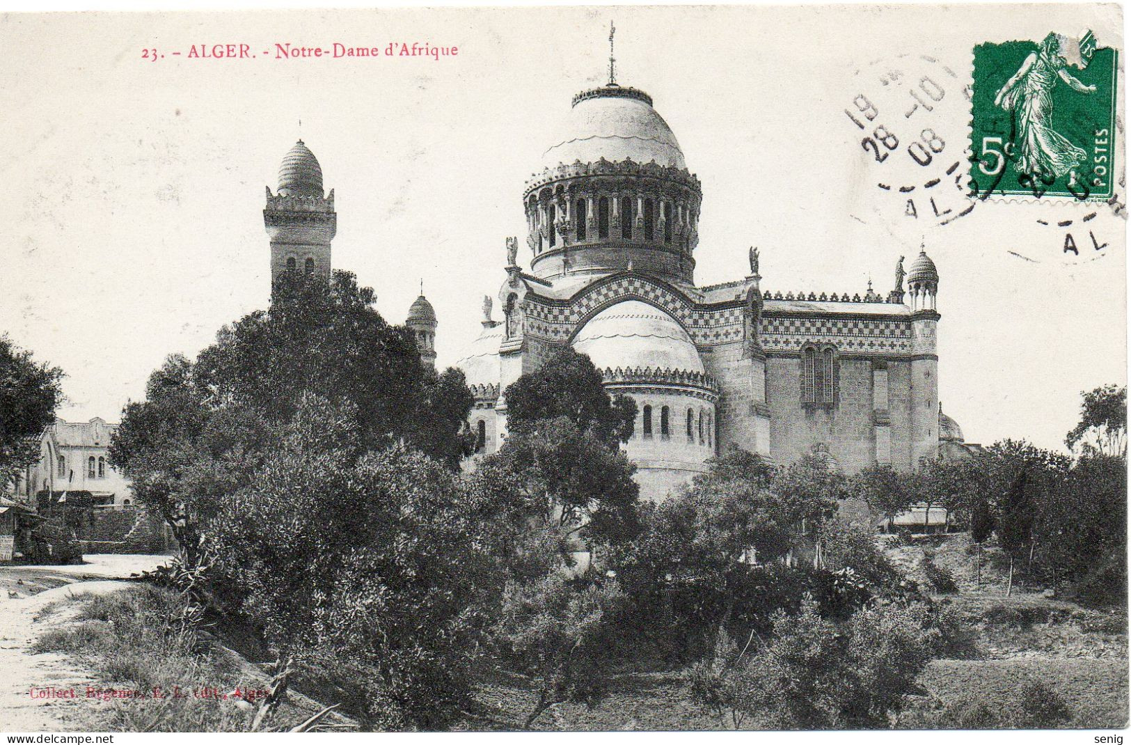 ALGERIE - ALGER - 23 - Basilique Notre Dame D'Afrique - Collection Régence A. L. édit. Alger (Leroux - Algiers