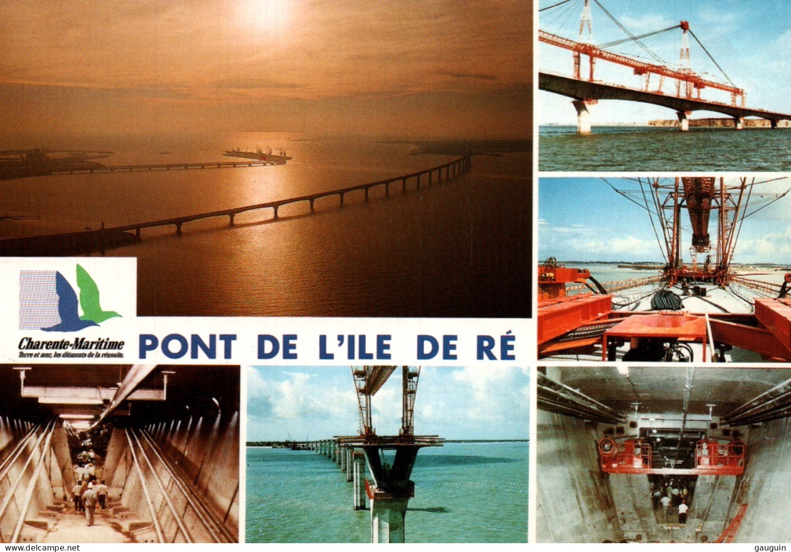 CPM - ILE De RÉ - Construction Du Pont ( Sté Bouygues) ... Edition Artaud - Ponti