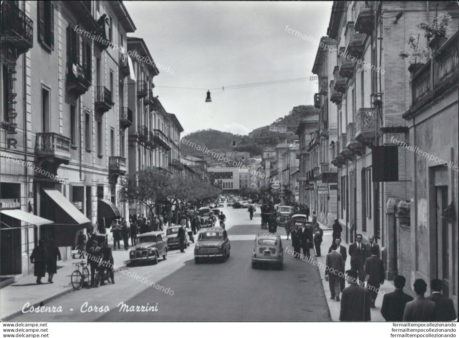 Ar164 Cartolina Cosenza Citta' Corso Mazzini - Cosenza