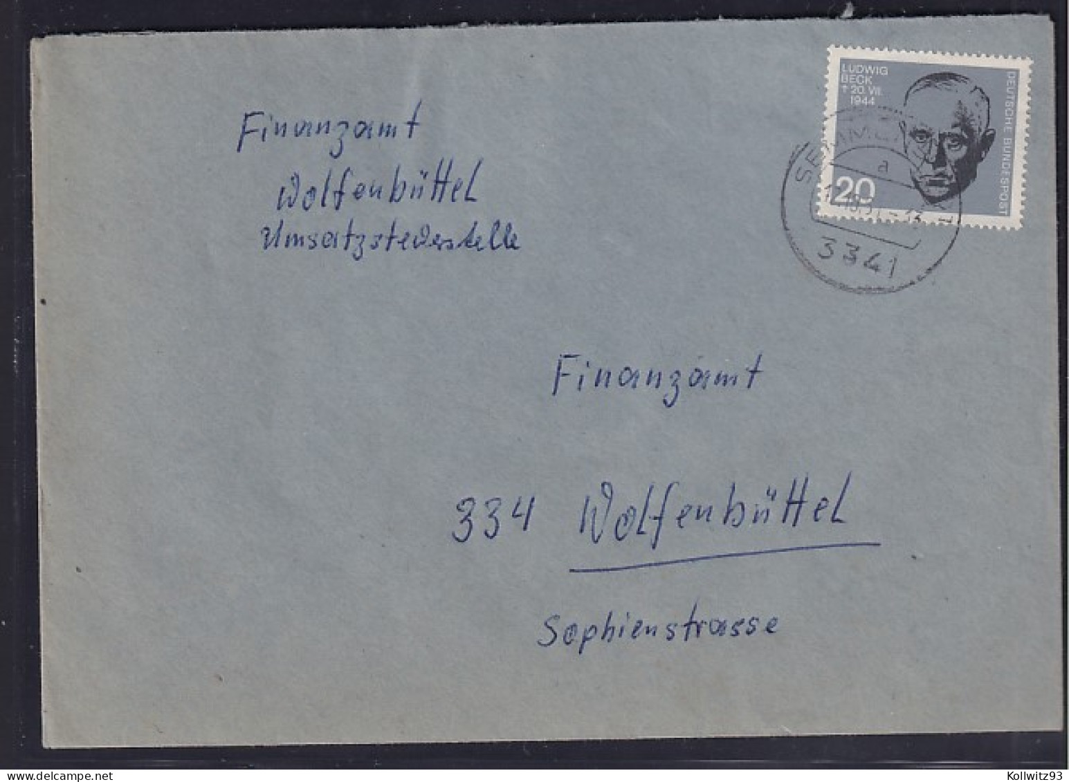 Bund, Fernbrief Mit EF. Mi.-Nr.  432 (Marke Aus Block 3) - Cartas & Documentos
