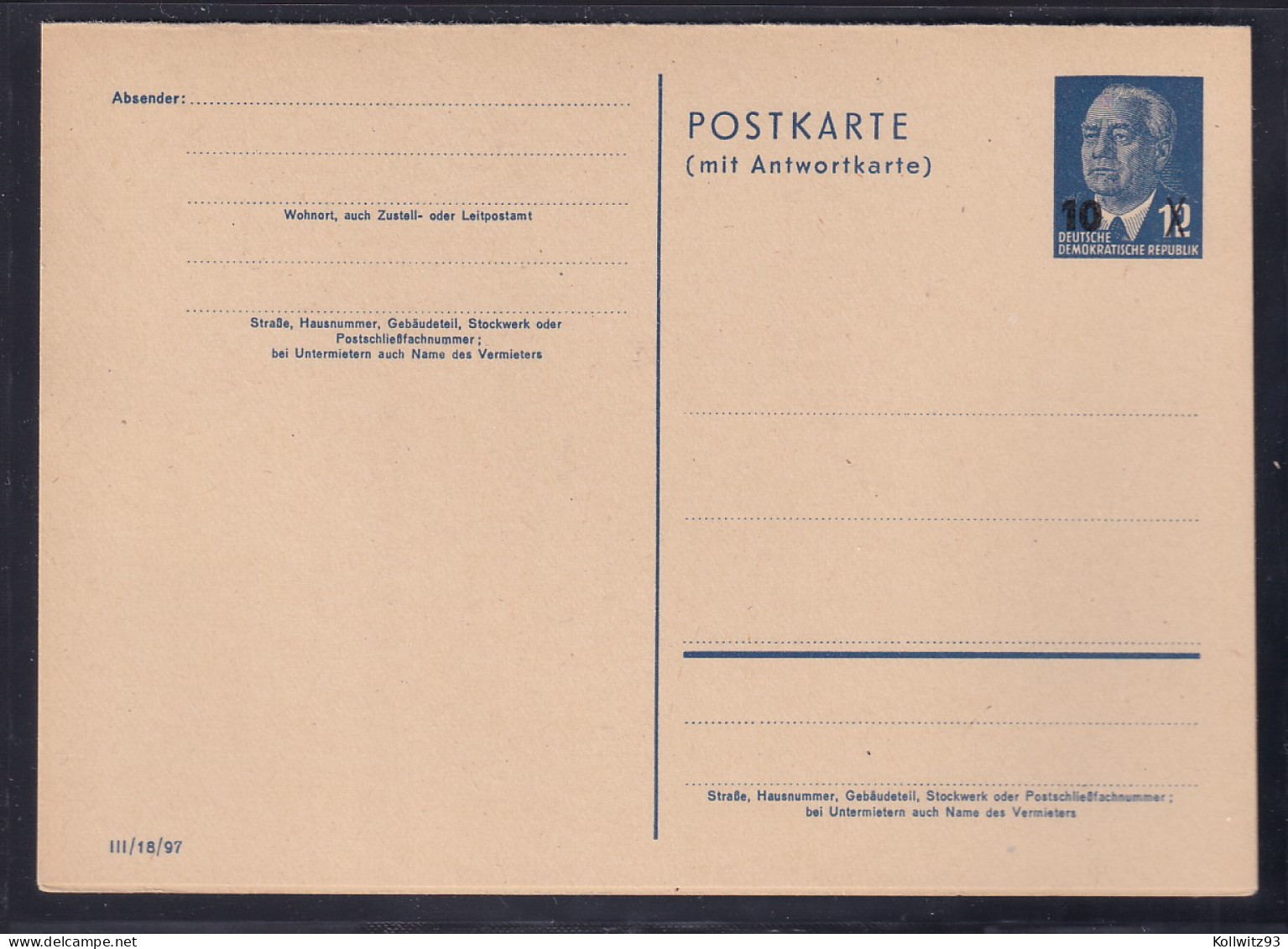 DDR. Ganzsache Mi.-Nr. P 63 Ungebraucht - Lettres & Documents