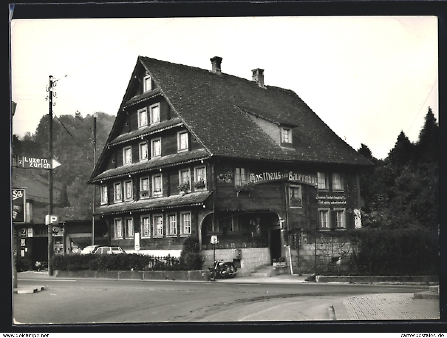 AK Goldau, Gasthaus Zum Bauernhof  - Andere & Zonder Classificatie