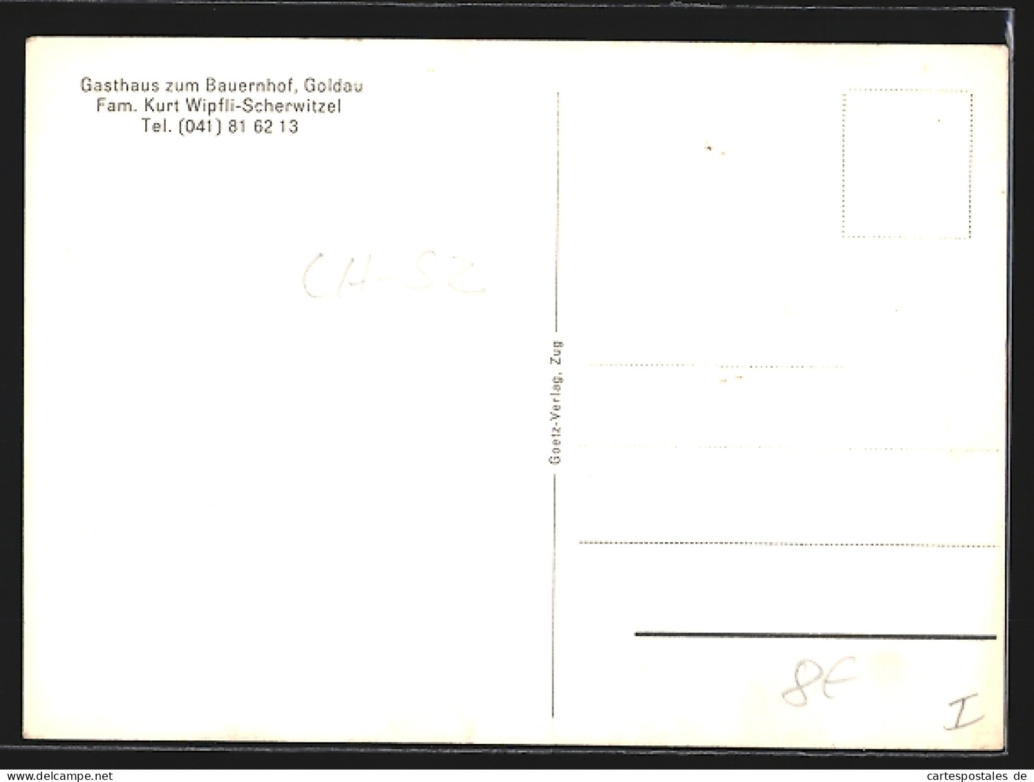 AK Goldau, Gasthaus Zum Bauernhof  - Other & Unclassified