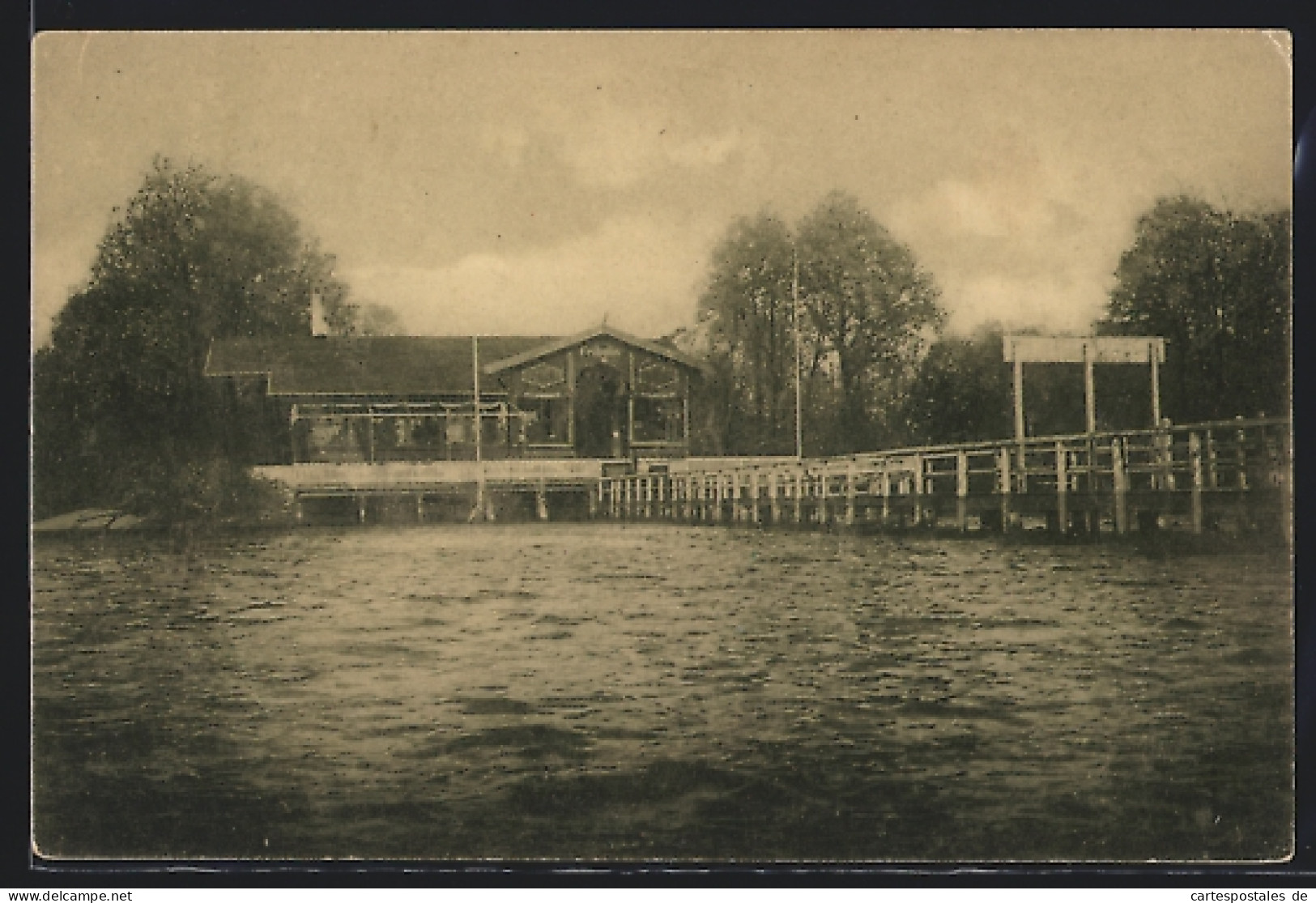 AK Sielbeck / Eutin, Restaurant Uklei-Fährhaus An Der Sielbecker Schifflsandungsbrücke  - Eutin