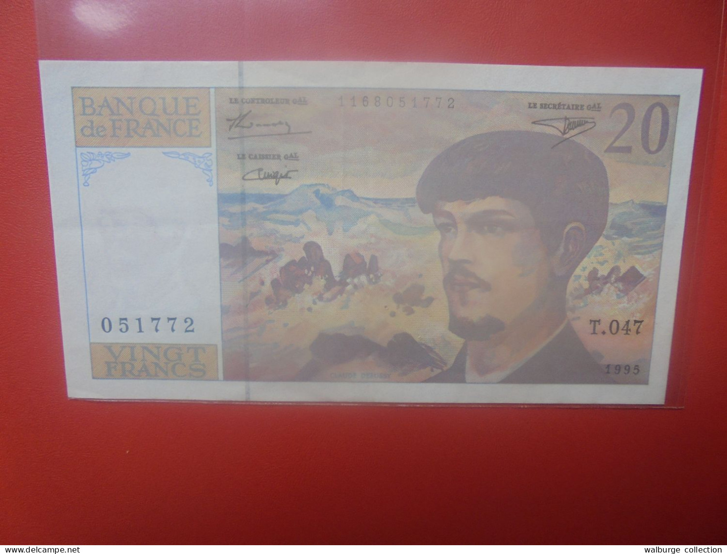 FRANCE 20 FRANCS 1995 Circuler (B.33) - 20 F 1980-1997 ''Debussy''