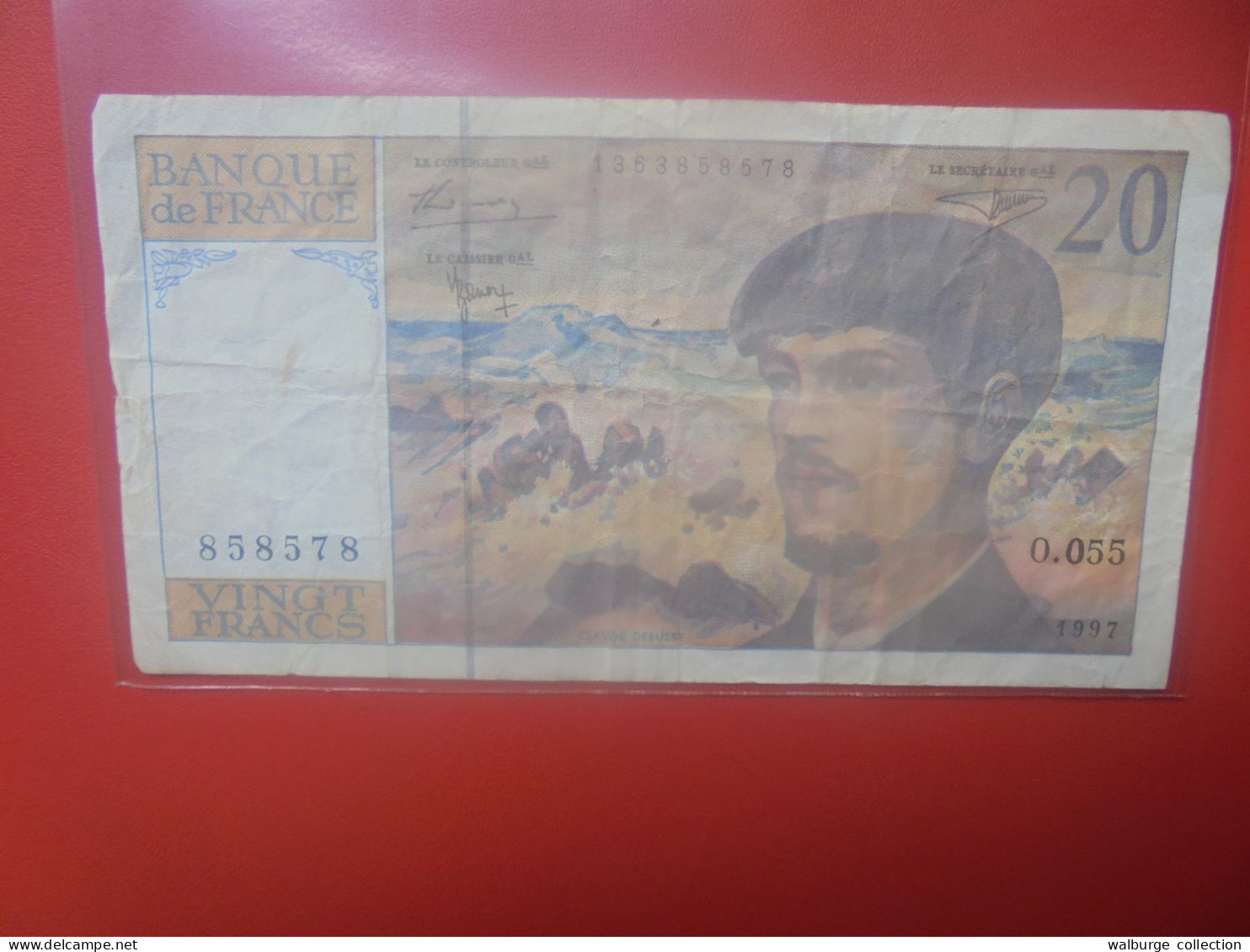 FRANCE 20 FRANCS 1997 Circuler (B.33) - 20 F 1980-1997 ''Debussy''