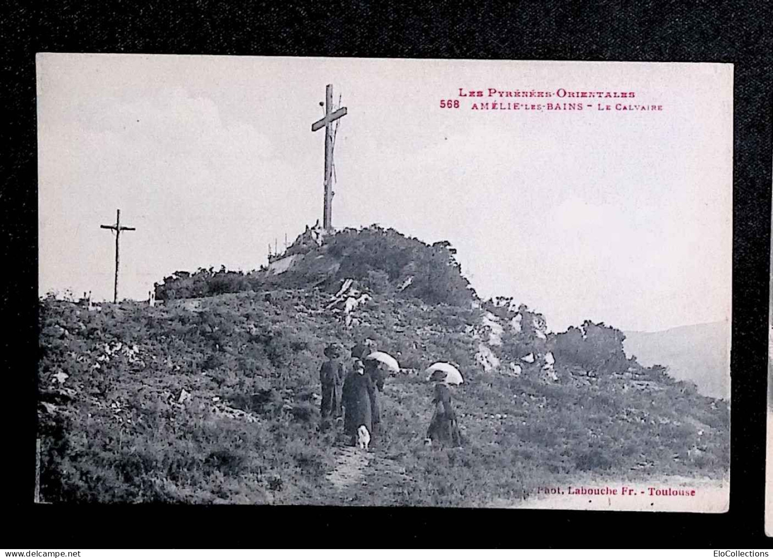 Cp, 66, Amélie Les Bains, Le Calvaire, Vierge - Amélie-les-Bains-Palalda