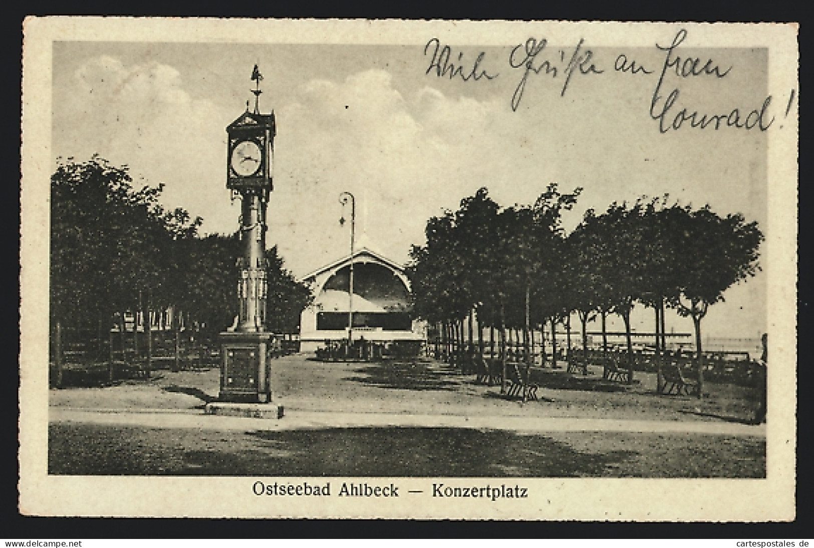 AK Ahlbeck, Partie Am Konzertplatz  - Sonstige & Ohne Zuordnung