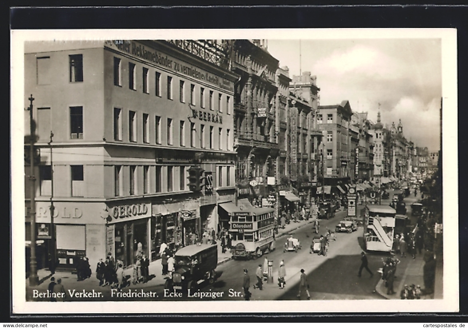 AK Berlin, Friedrichstrasse Ecke Leipziger Strasse  - Mitte