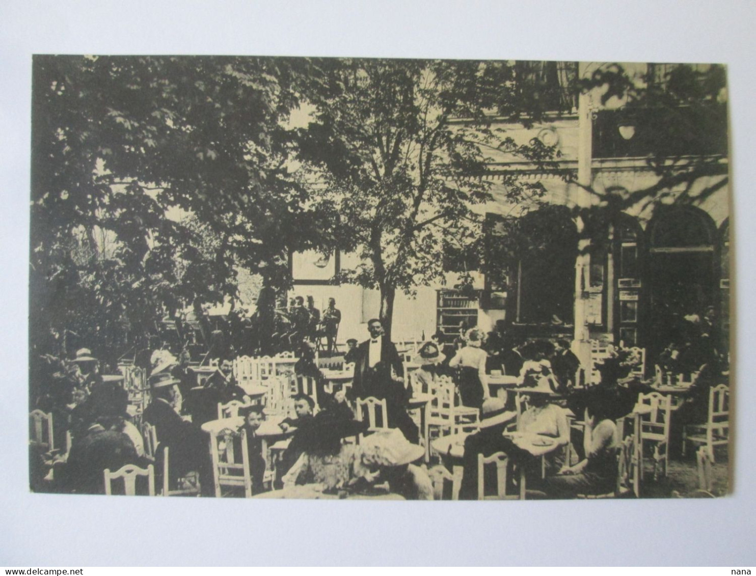 Romania-Sibiu:La Confiserie Dans Le Parc C.p.vers 1920/Confectionery In The Park Unused Postcard 1920s - Romania
