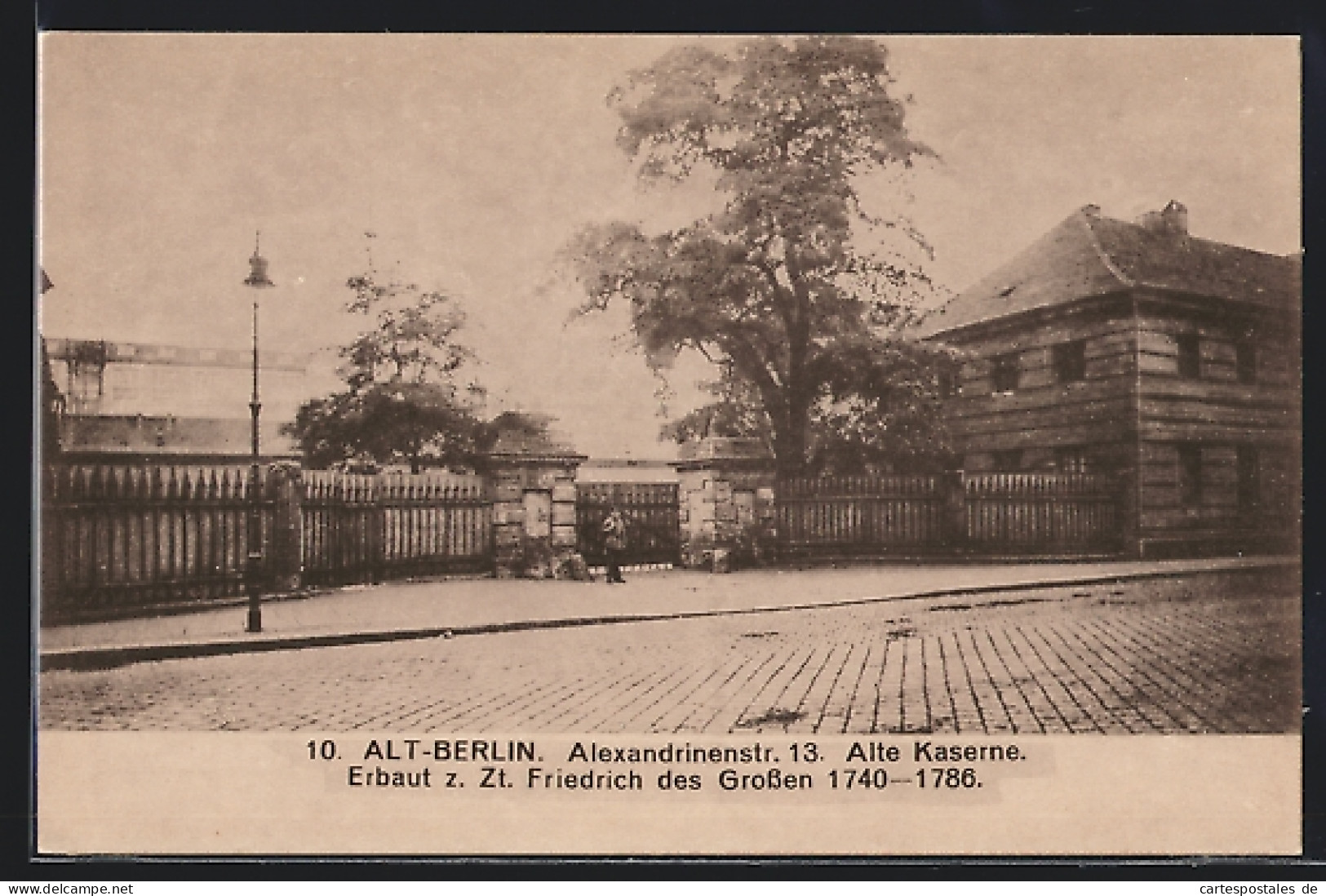 AK Alt-Berlin, Alte Kaserne I. D. Alexandrinenstr. 13  - Mitte
