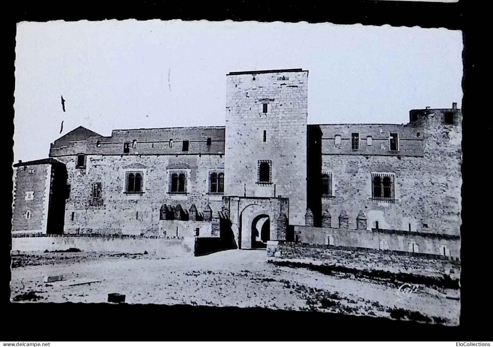 Cp, 66, Perpignan, Palais Des Rois De Majorque, Façade Ouest, Voyagée, Collection Palais Des Rois De Majorque - Perpignan