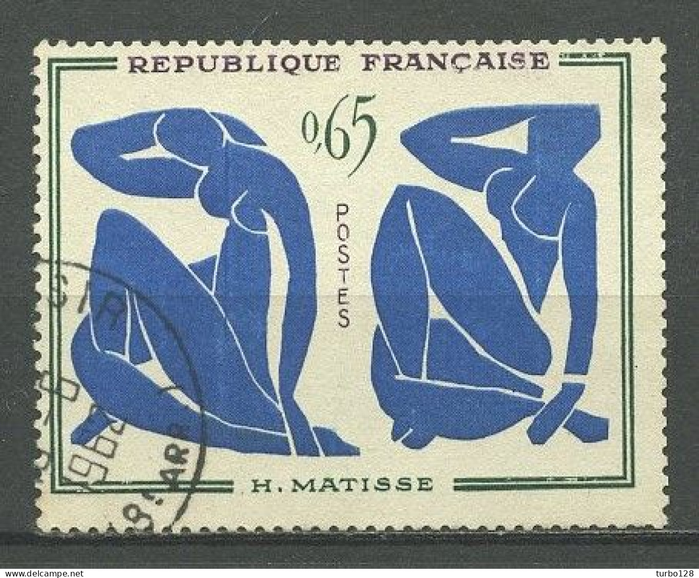 FRANCE 1961 N° 1320 Oblitéré TTB C 2 € Tableau Painting Henri Matisse - Gebraucht