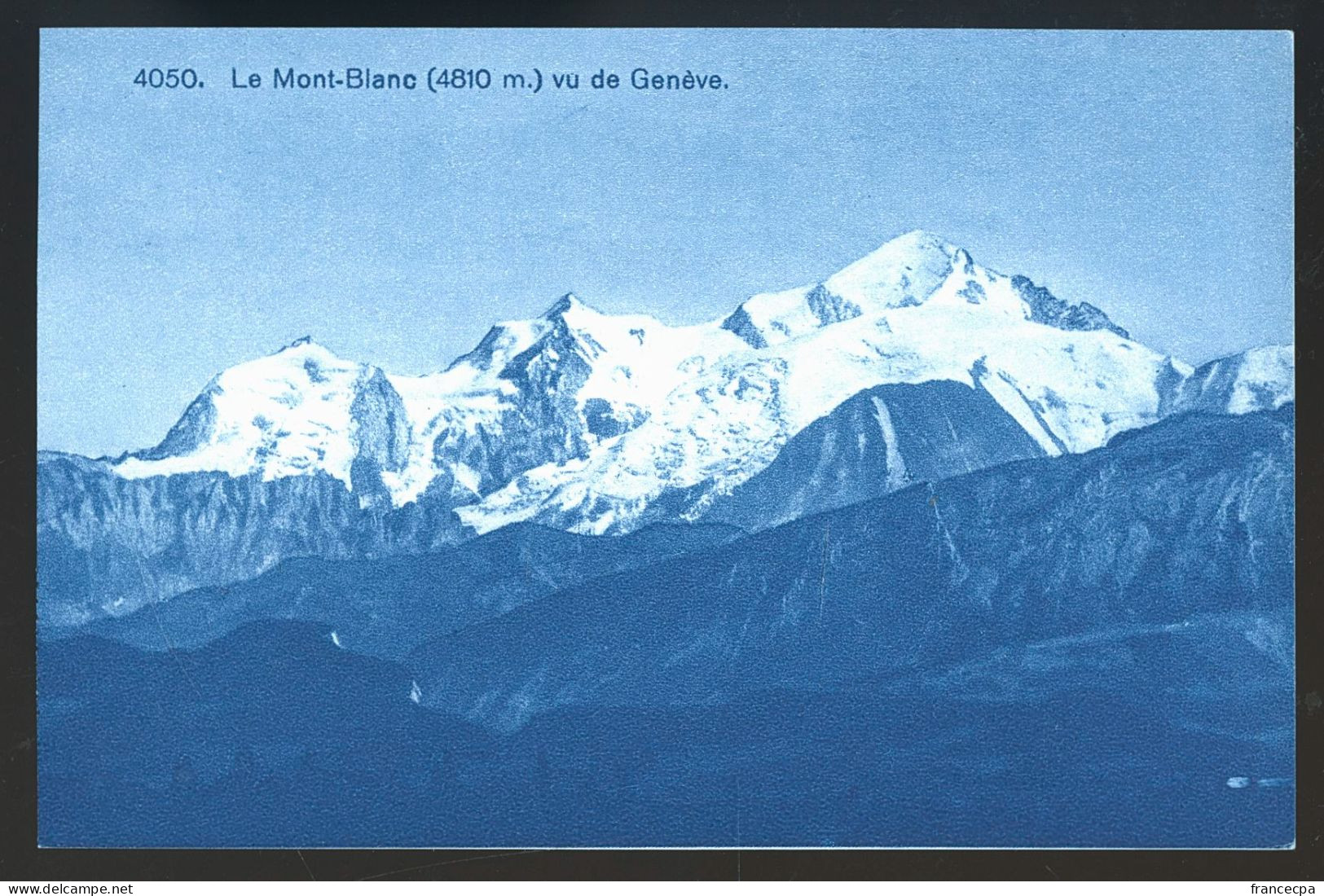 14665 - SUISSE - Mont-Blanc Vu De GENEVE - Genève