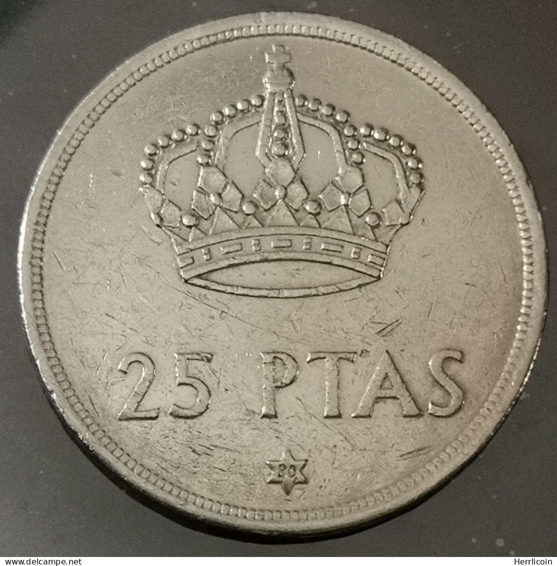 Monnaie Espagne - 1980 - 25 Pesetas Juan Carlos I étoile - 25 Pesetas
