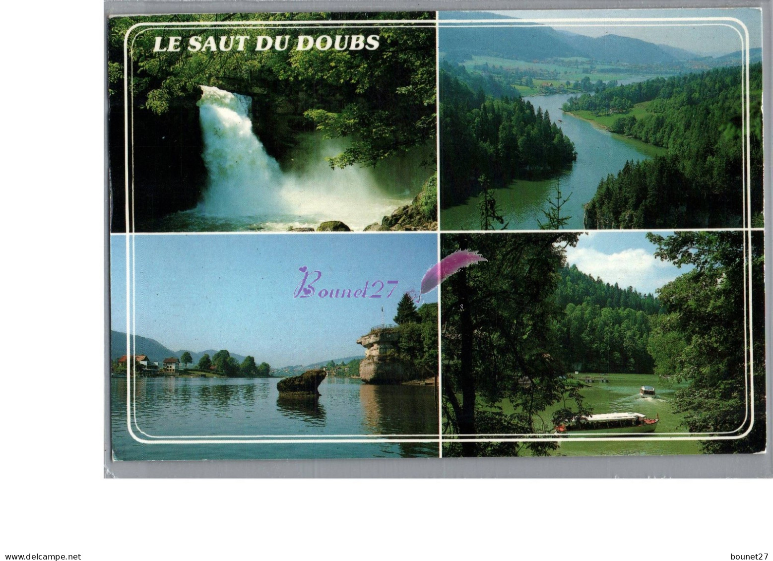 LE SAUT DU DOUBS - Les Bassins Le Rocher De La Casquette Départ Des Vedettes Sur Les Bassins  - Andere & Zonder Classificatie