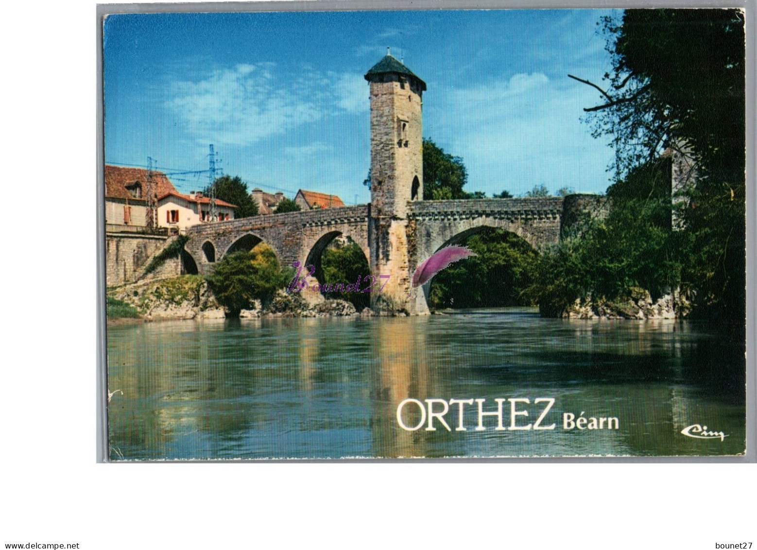 ORTHEZ 64 - Le Pont Vieux  Vue Generale 1979 - Orthez