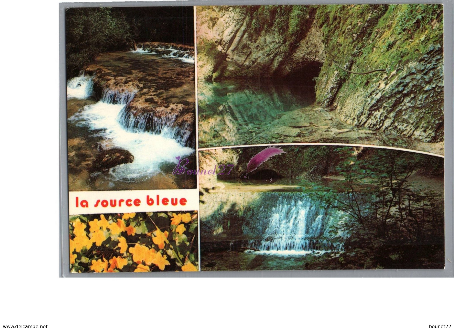 DOUBS 25 - Le Saut Du Doubs La Source Bleue Aux Environs De Malbuisson  Carte Vierge - Other & Unclassified