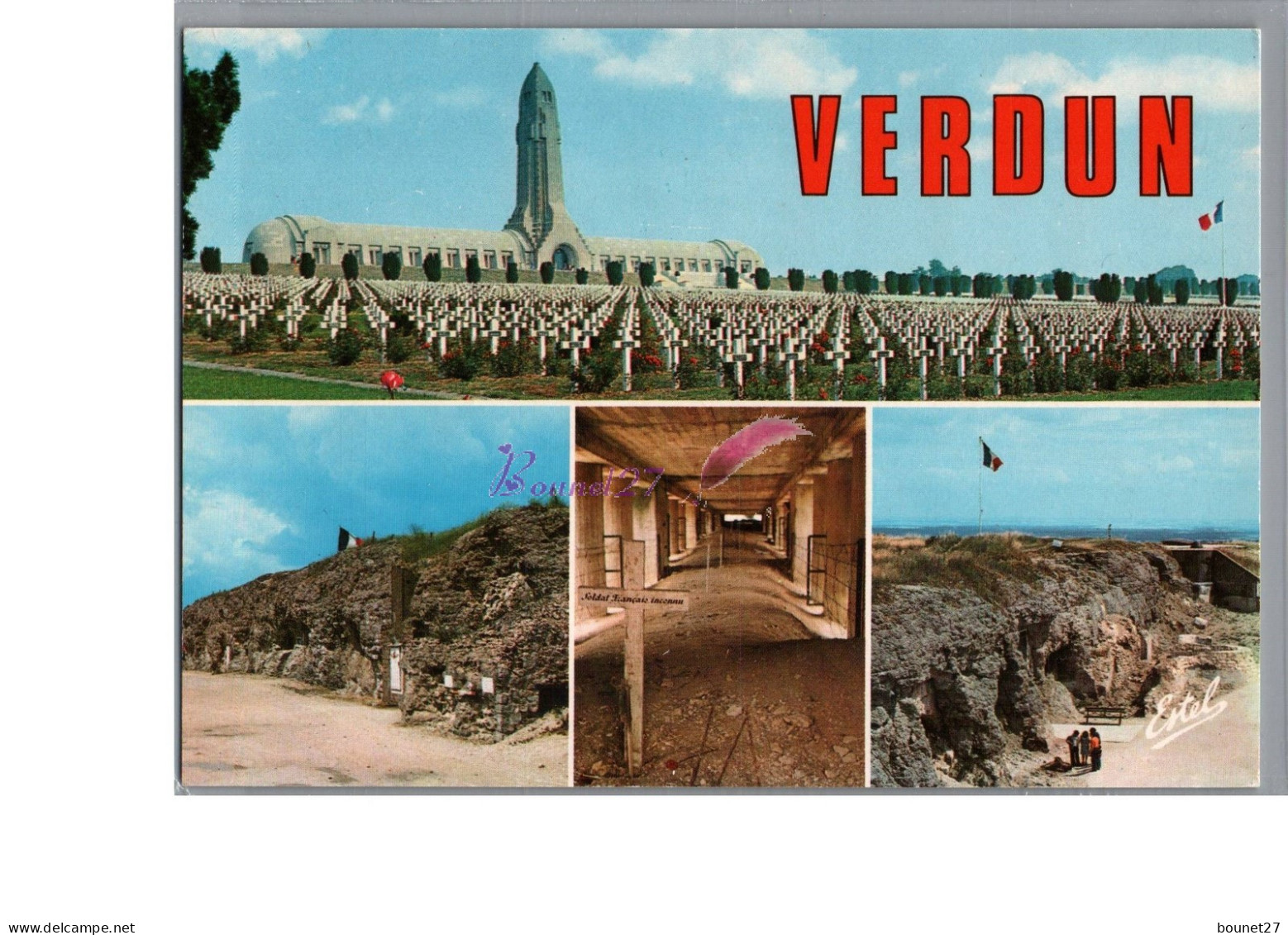 VERDUN 55 - Le Cimetiere National Le Fort De Vaux Douaumont Tranchée Des Baionnettes  - Verdun