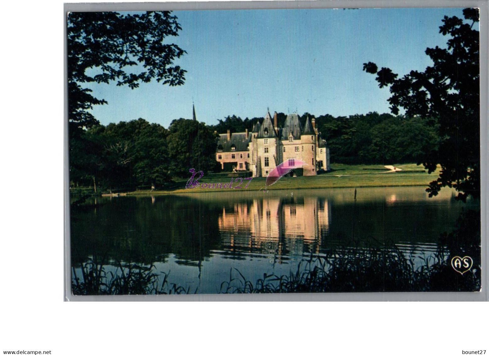 AUBIGNY SUR NERE 18 - Le Chateau De La Verrerie Et Le Grand Etang  - Aubigny Sur Nere