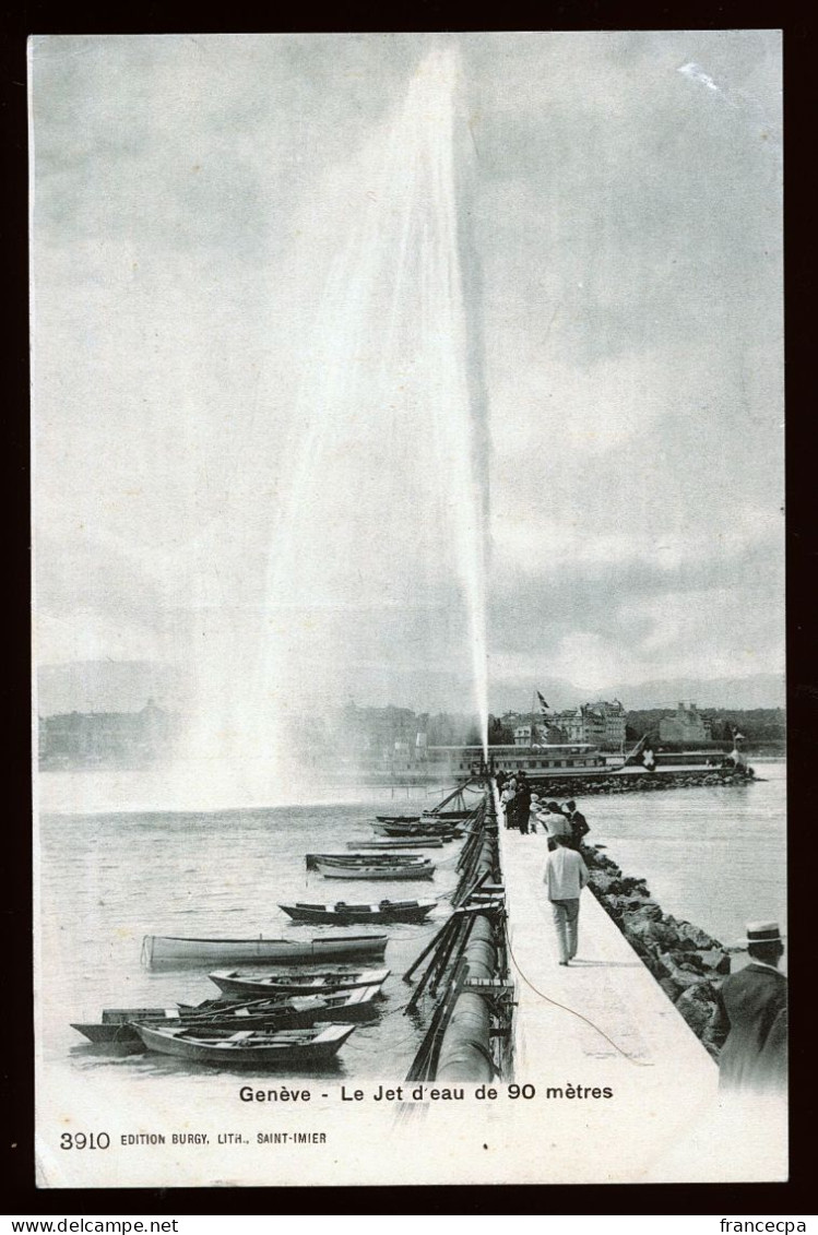 14670 - SUISSE - GENEVE - Le Jet D'eau De 90 Mètres - Genève