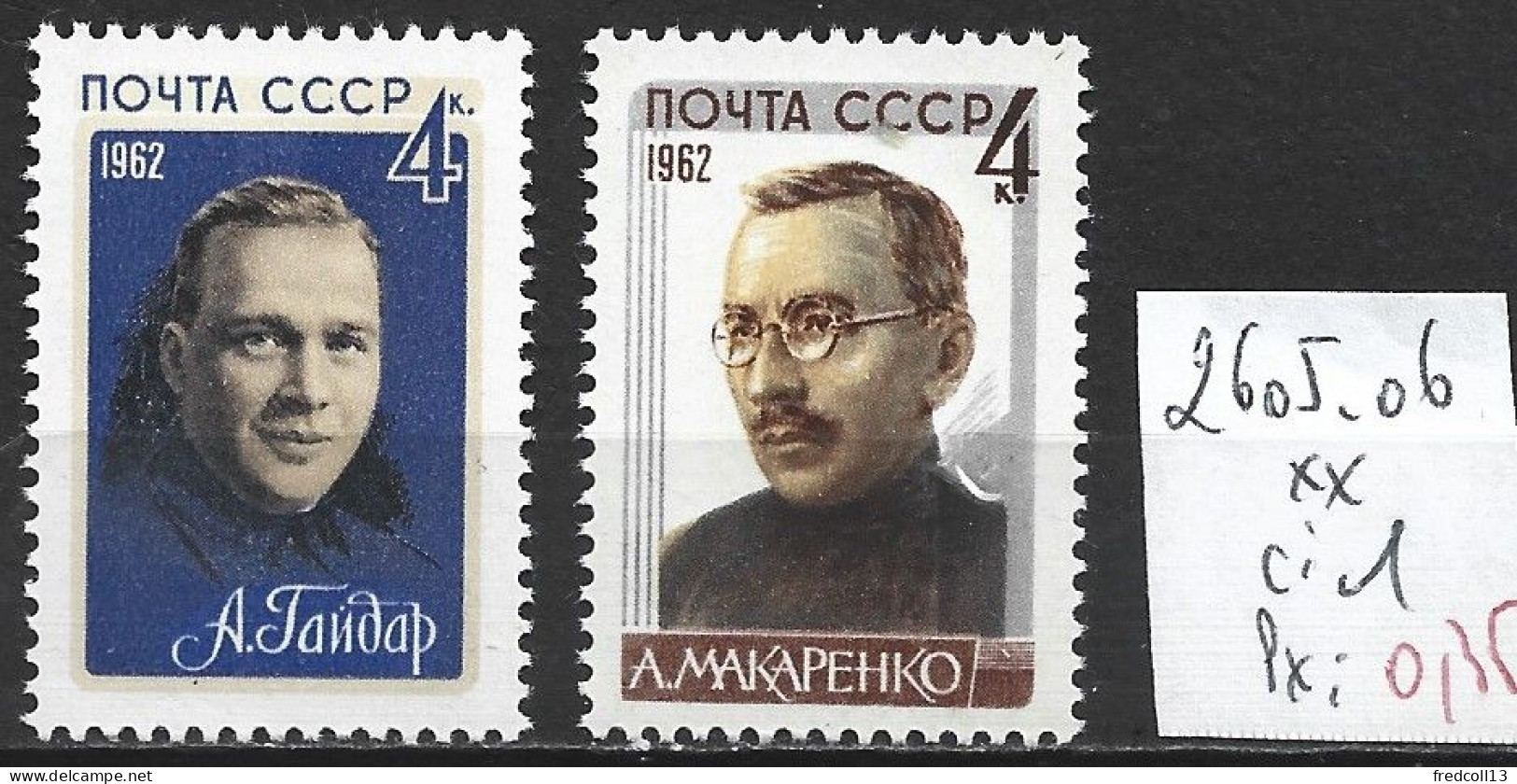 RUSSIE 2605-06 ** Côte 1 € - Unused Stamps