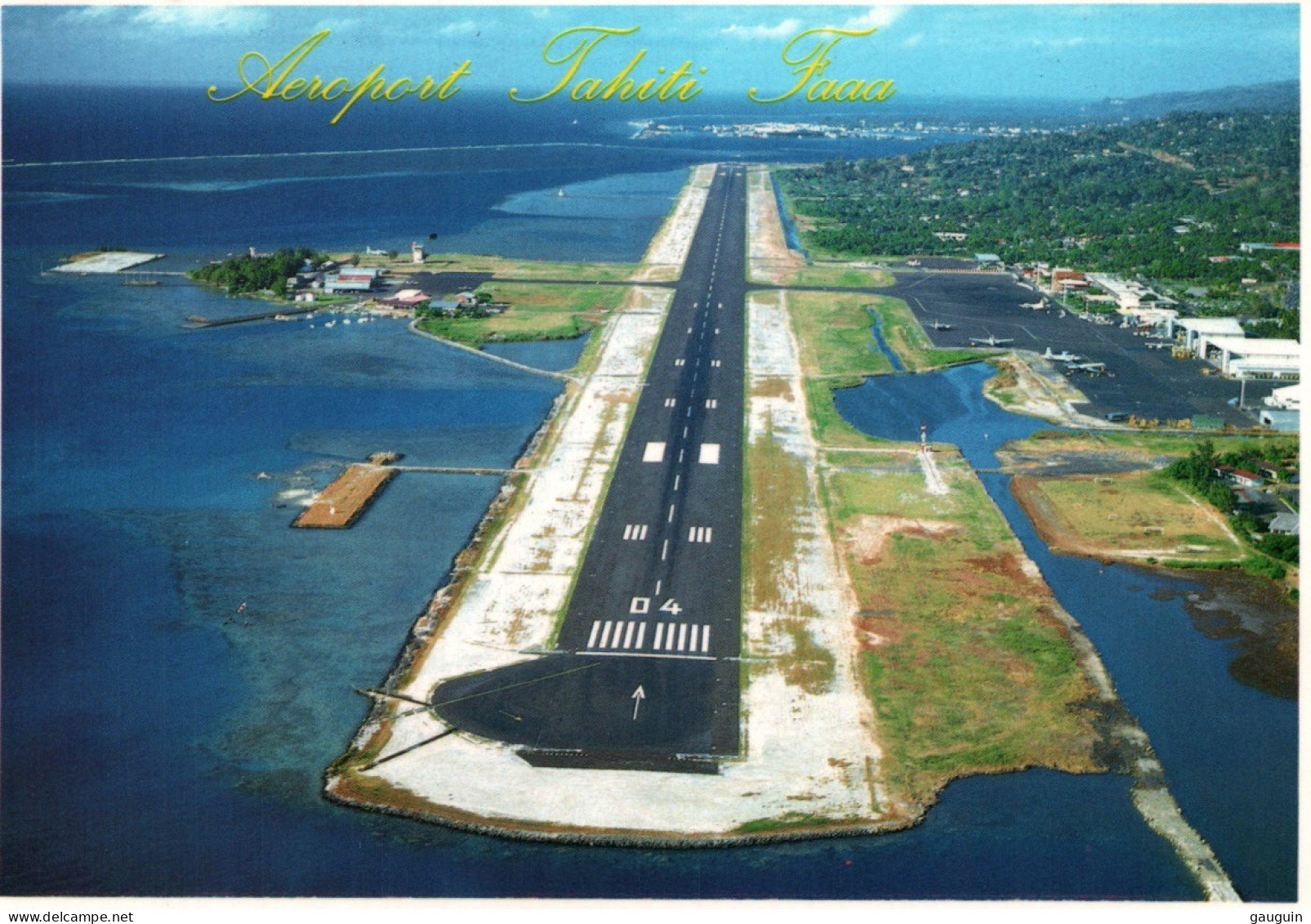 CPM - TAHITI FAAA - Aéroport International (vue Aérienne) - Photo Teva Sylvain - Edition Pacific Promotion - Aerodromes