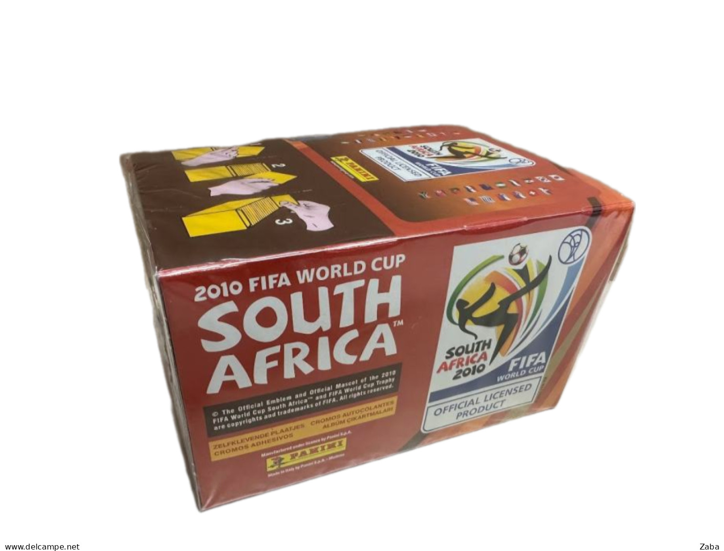 Panini WC South Africa 2010 Box Of 100 Packets, Factory Packed - Italienische Ausgabe