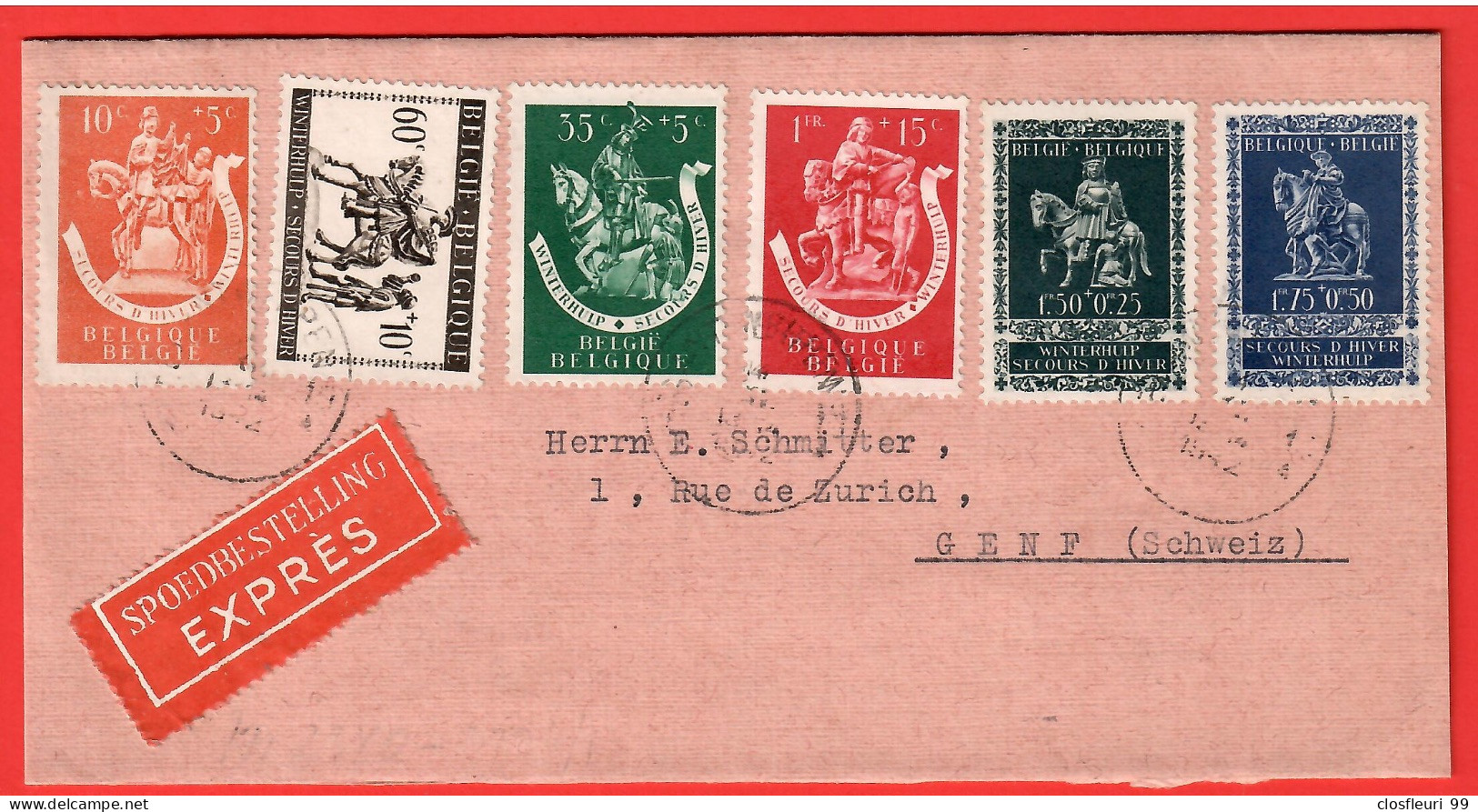 Lettre Censurée, Exprès, Pour Genève19.11.42 Oberkommander Der Wehrmacht - Guerra '40-'45 (Storia Postale)