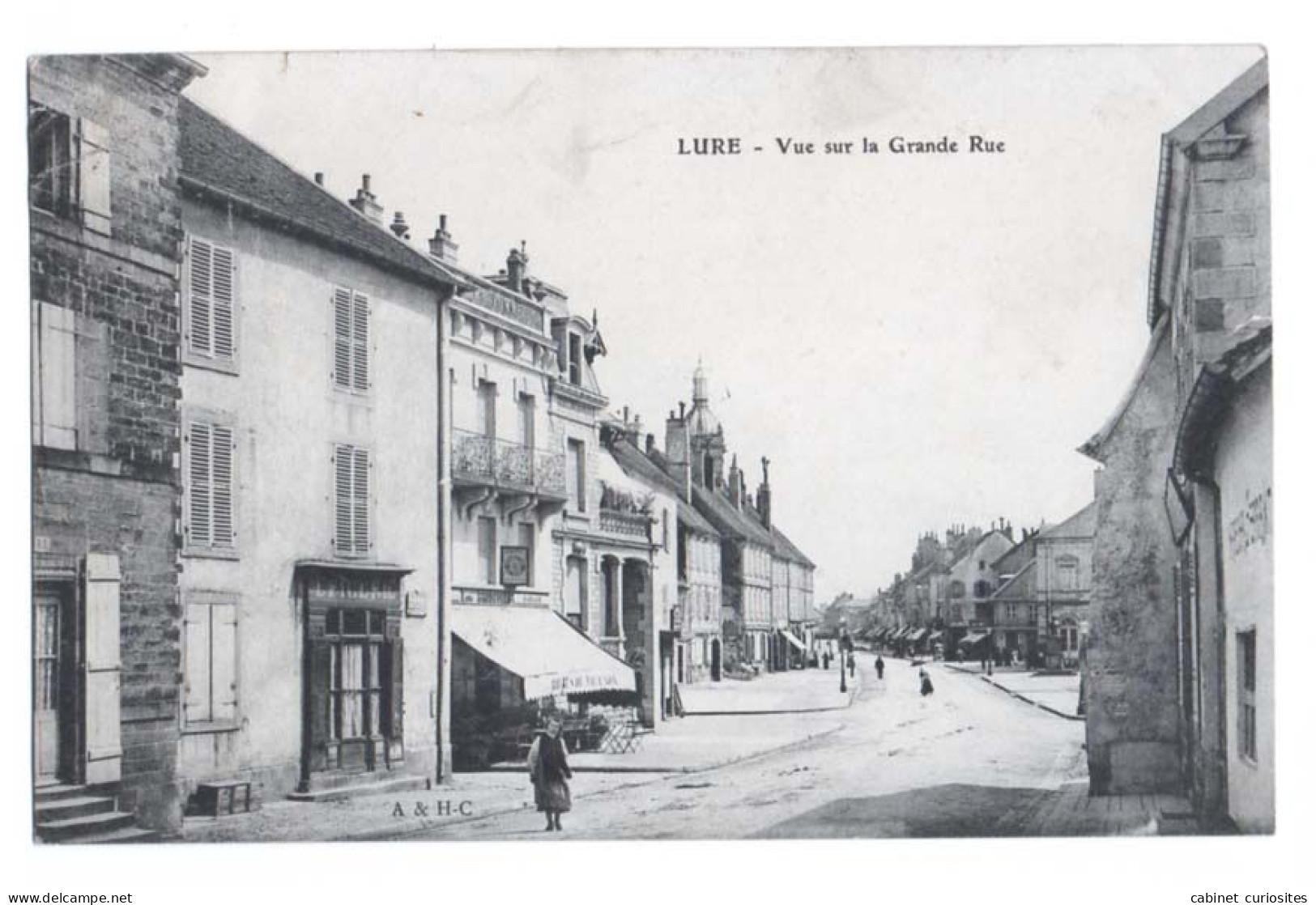 LURE  [70] Haute Saône - 1906 - Vue Sur La Grande Rue - Animée - RARE - Lure