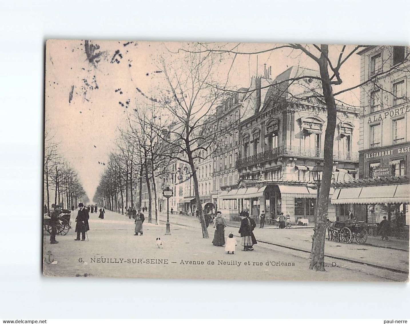 NEUILLY SUR SEINE : Avenue De Neuilly Et Rue D'Orléans - état - Neuilly Sur Seine