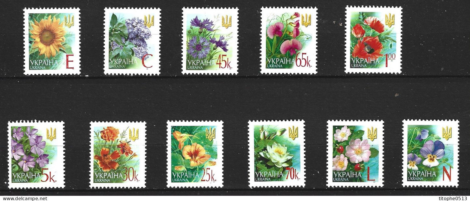 UKRAINE. Petite Collection De Timbres. Fleurs. - Autres & Non Classés