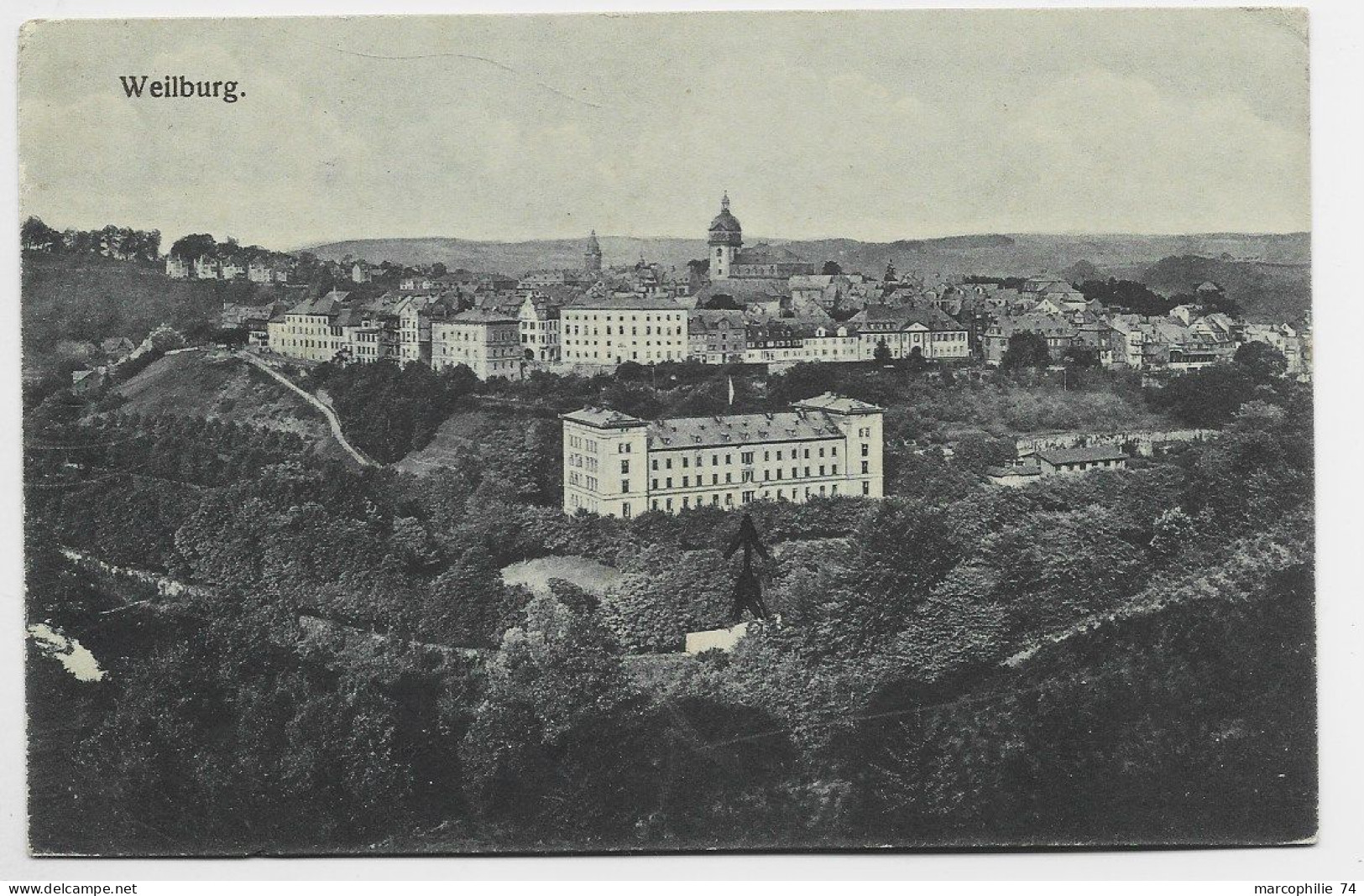 GERMANY WEILBURG 25.11.1918 CARTE PRISONNIER FRANCAIS KRIEG POUR ROCHEFORT SUR MER CHARENTE INFERIEURE - WW I