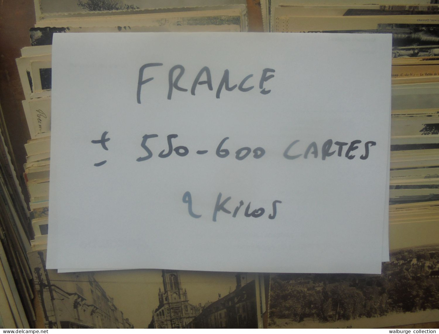 +++FRANCE 100% LOT +-550-600 CARTES MAJORITES ANCIENNES(90%)+++2 KILOS (Lire çi-bas) - 500 CP Min.